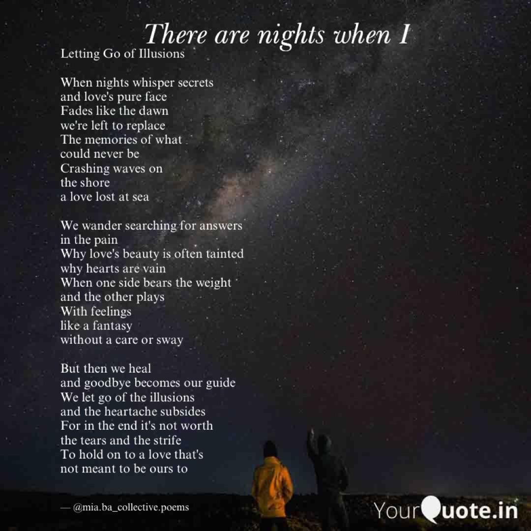 Letting Go Of Illusions