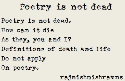 Poetry Is Not Dead