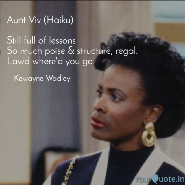 Aunt Viv (Haiku)