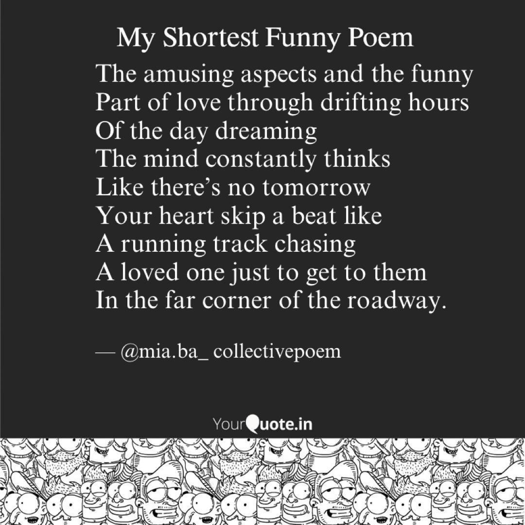 My Shortest Funny Poem,