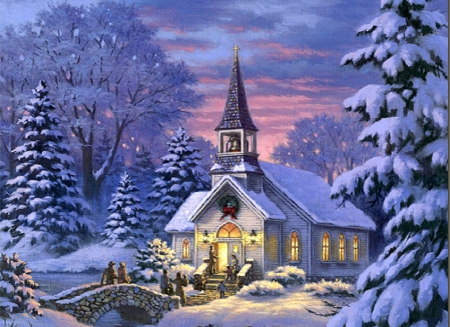 Beautiful Churches At Christmas