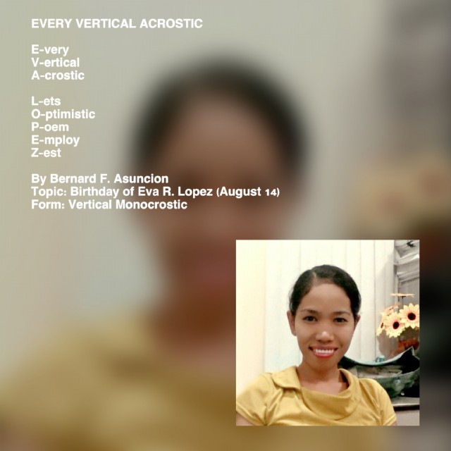 Every Vertical Acrostic