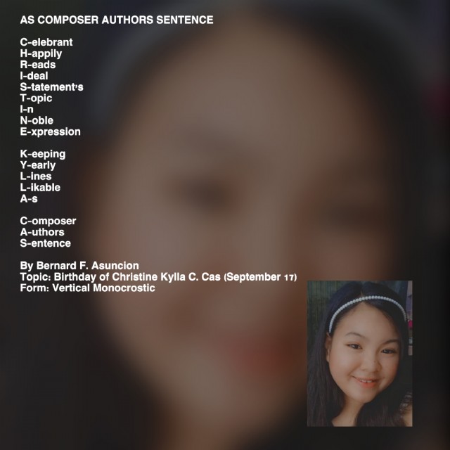 As Composer Authors Sentence