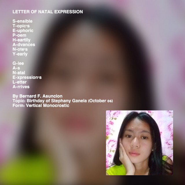 Letter Of Natal Expression