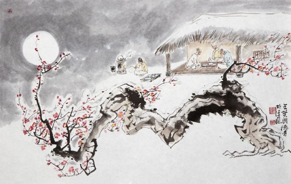 The Damwon's Painting On 4 Hermits