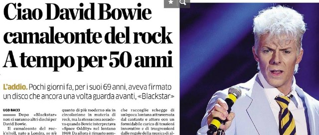 Ciao David Bowie