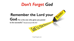 Only If God In Mind You Won't Forget