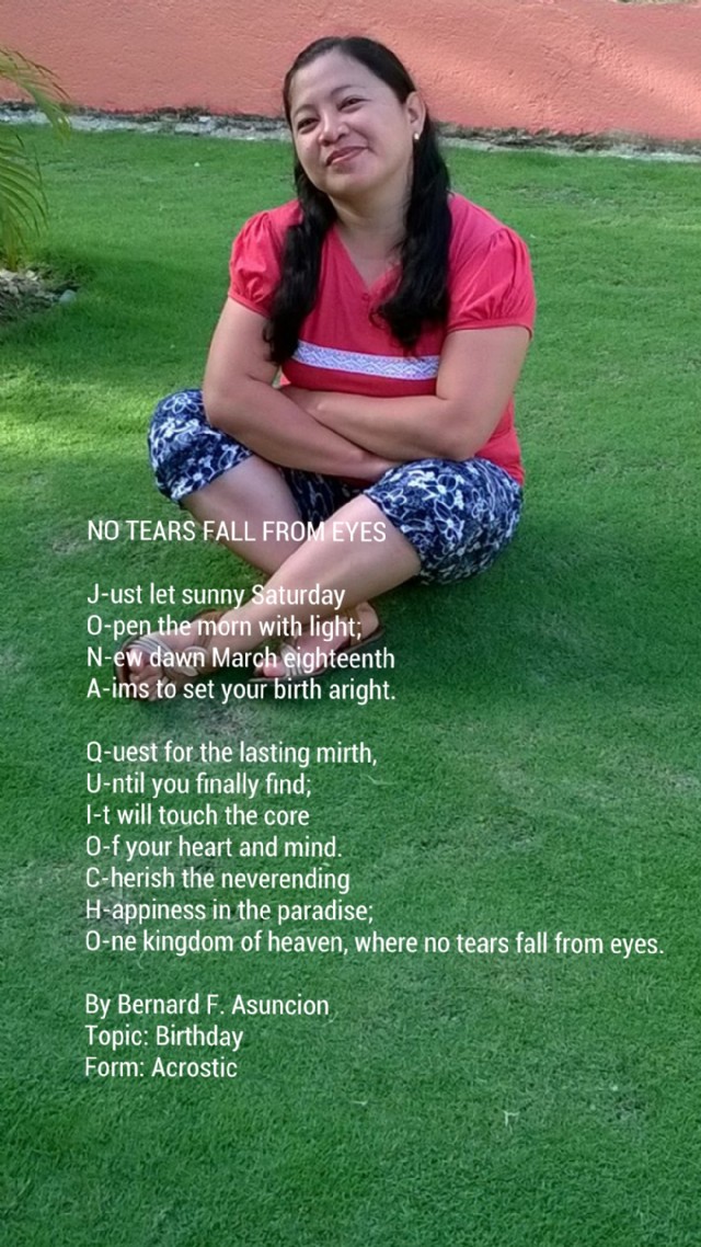 No Tears Fall From Eyes