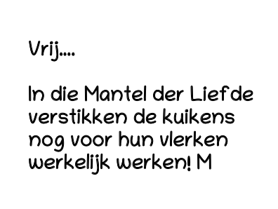 Vrij....