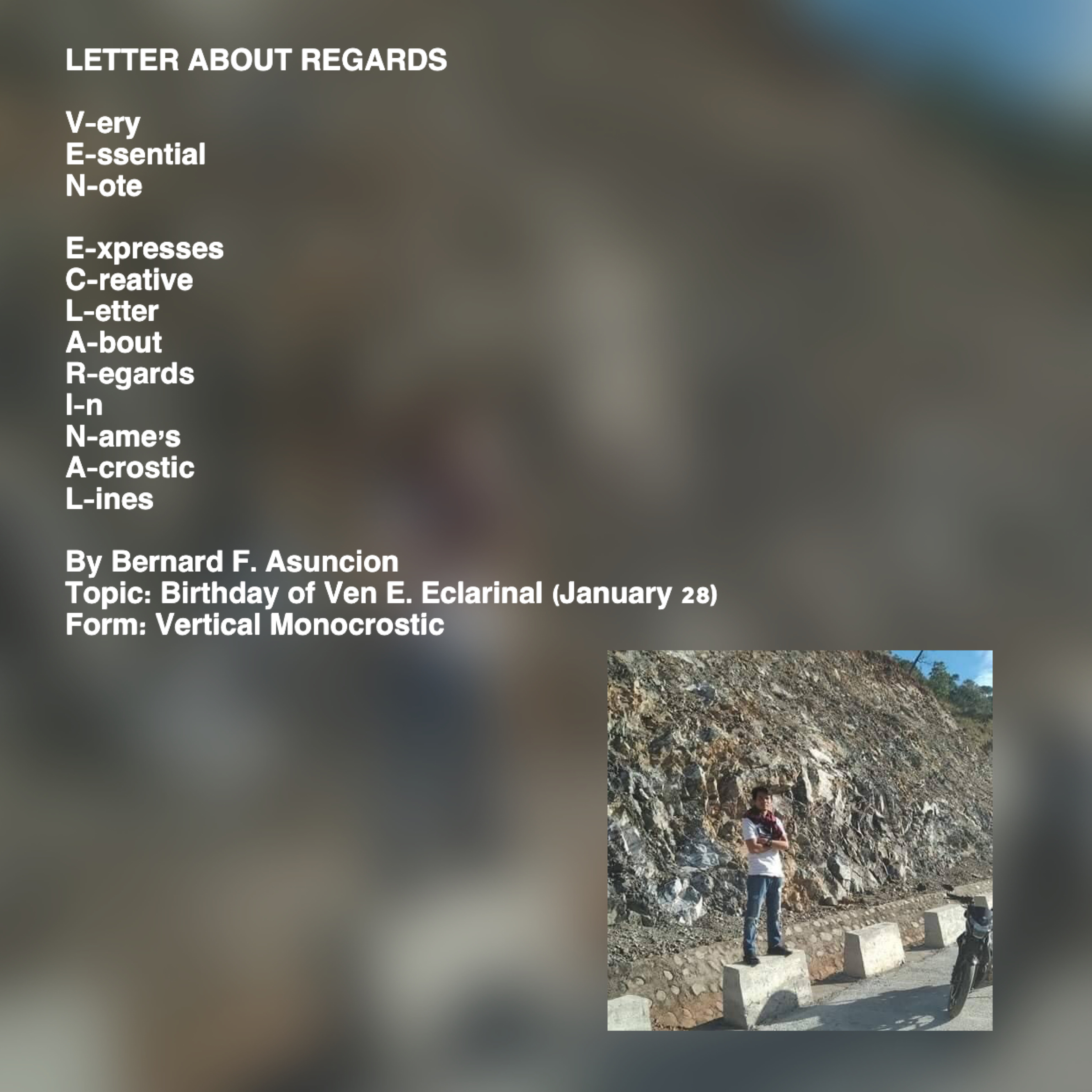 Letter About Regards