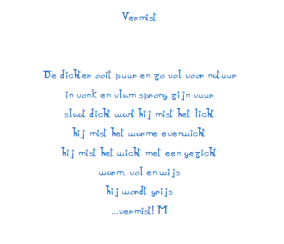Vermist..