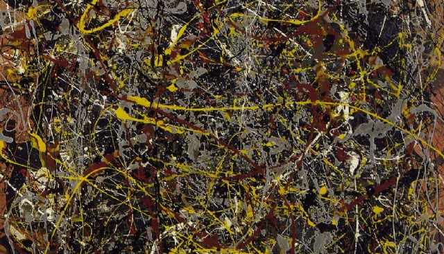 Pollock Number 5 Style Drip