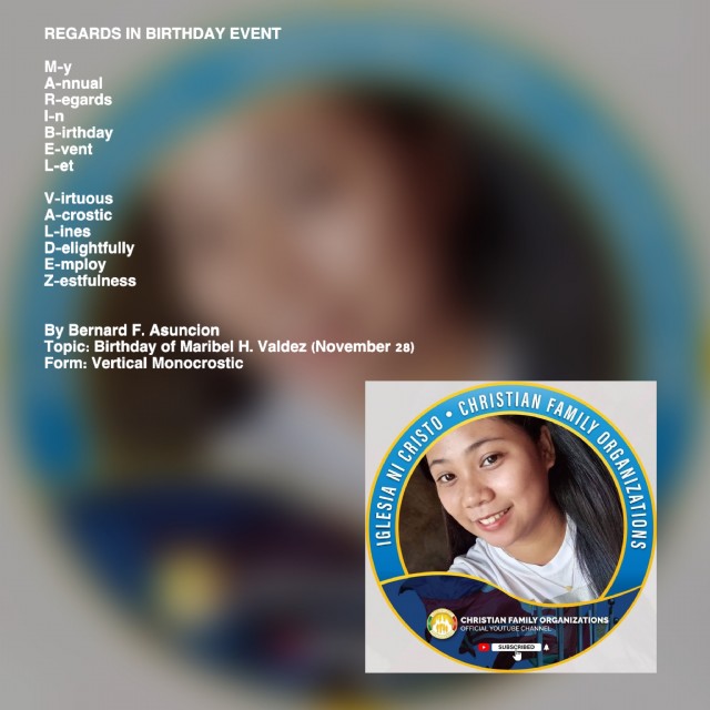Regards In Birthday Event