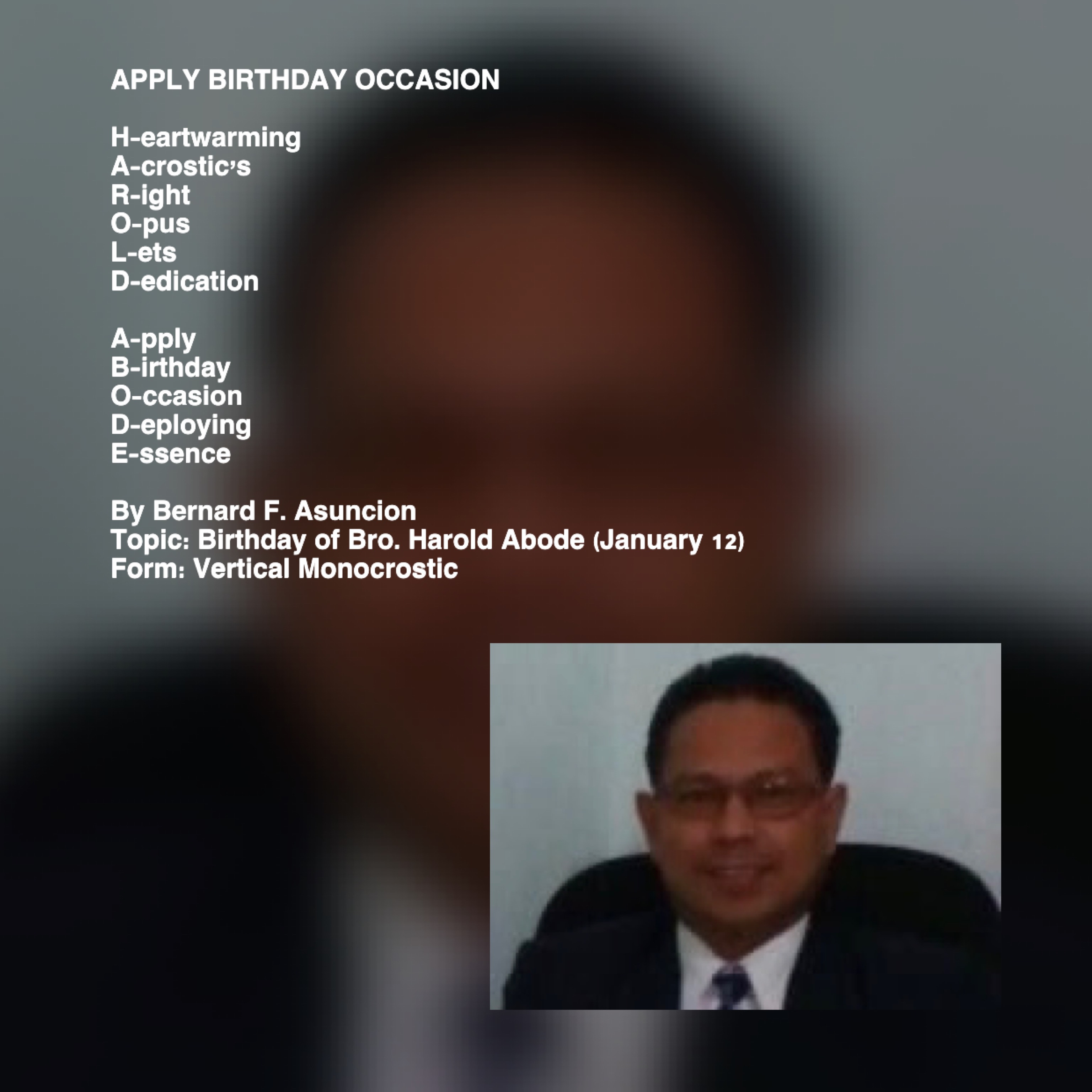 Apply Birthday Occasion