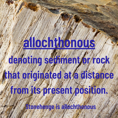 Allochthonous