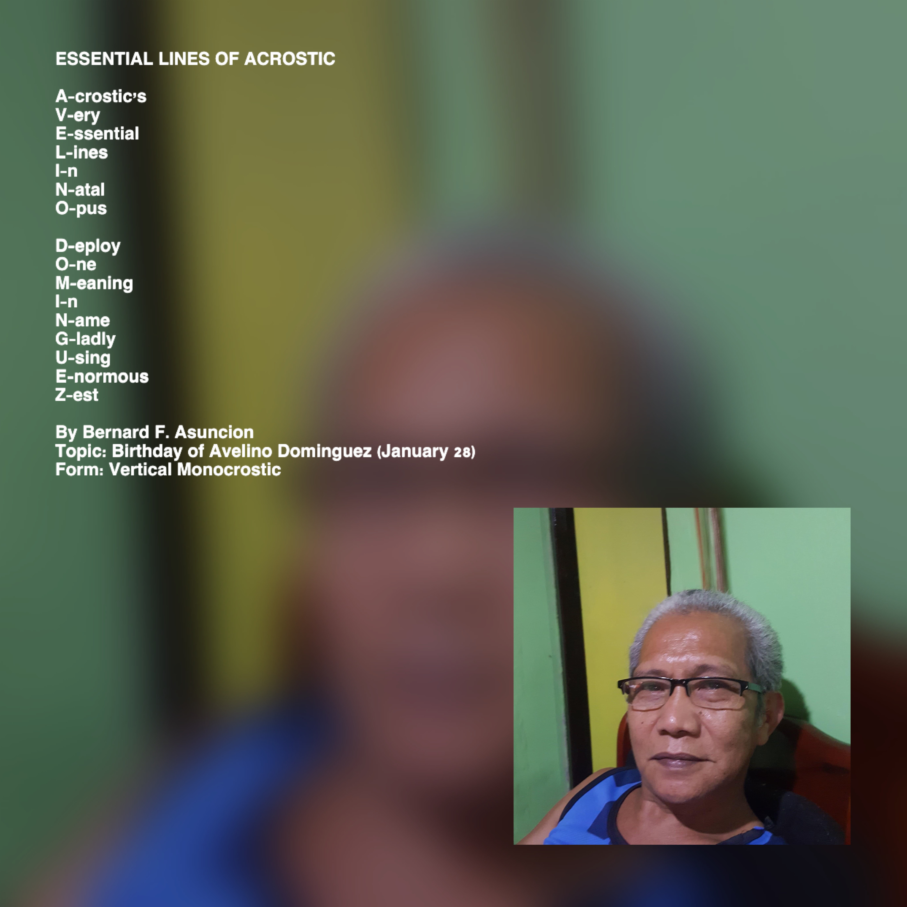 Essential Lines Of Acrostic