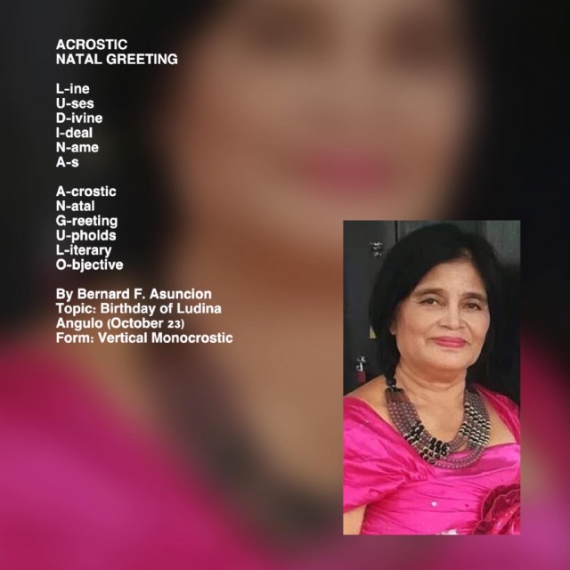 Acrostic Natal Greeting