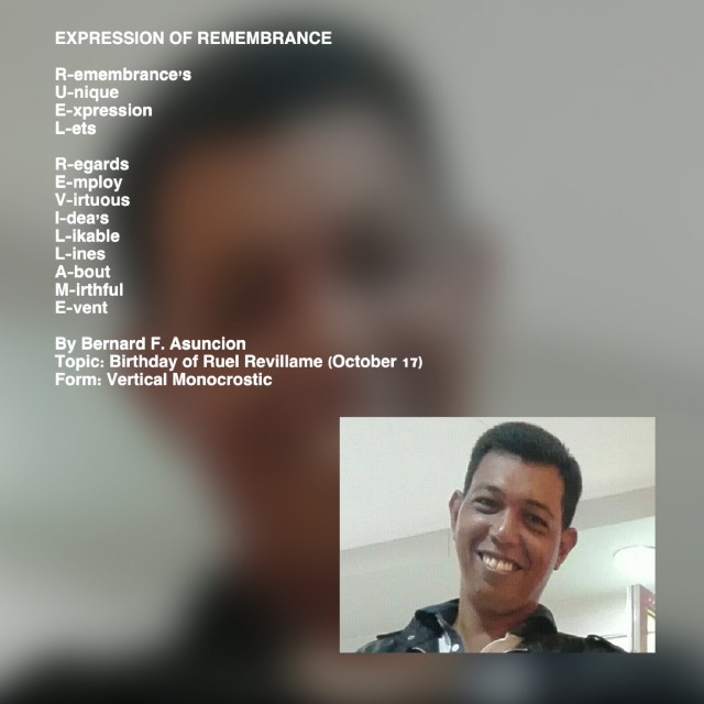 Expression Of Remembrance