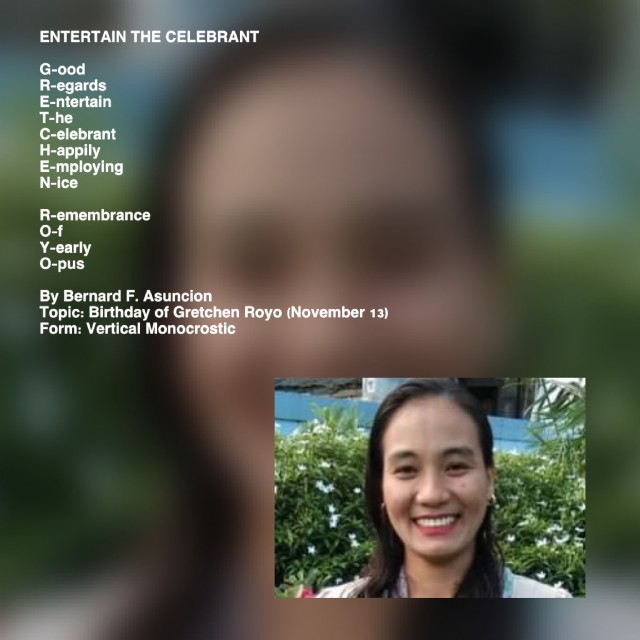 Entertain The Celebrant