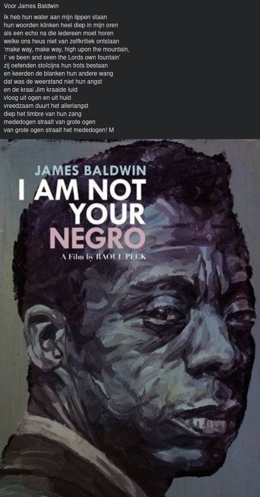Voor James Baldwin