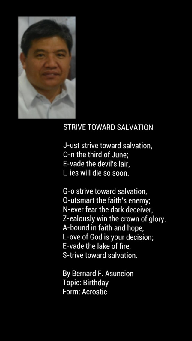 Strive Toward Salvation
