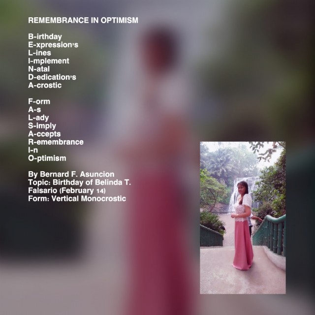 Remembrance In Optimism