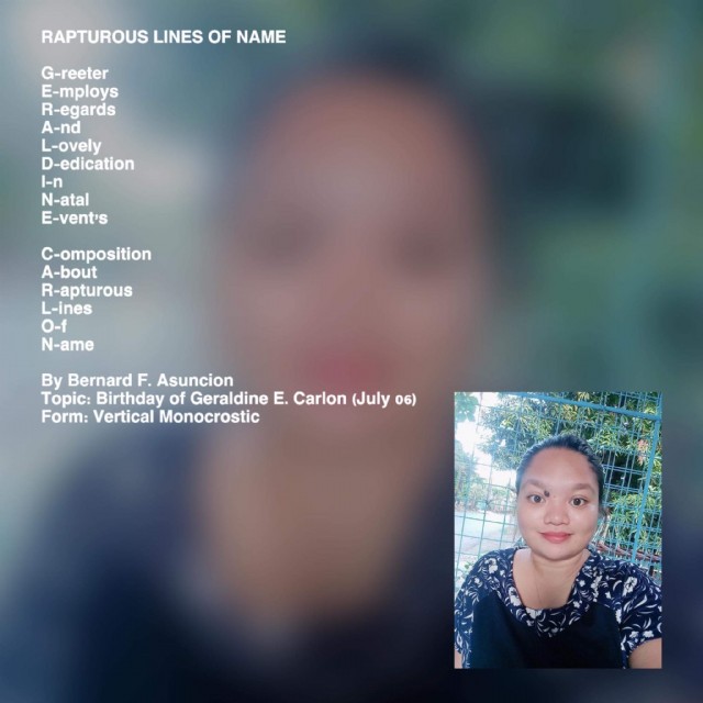 Rapturous Lines Of Name