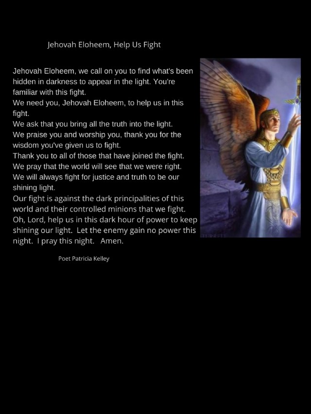 Jehovah Eloheem, Help Us Fight