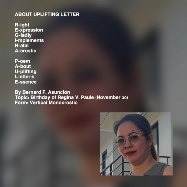 About Uplifting Letter