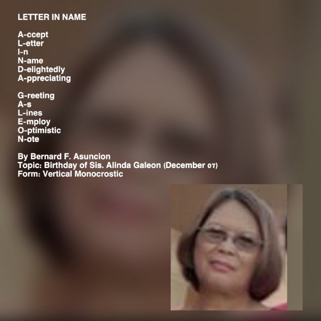 Letter In Name