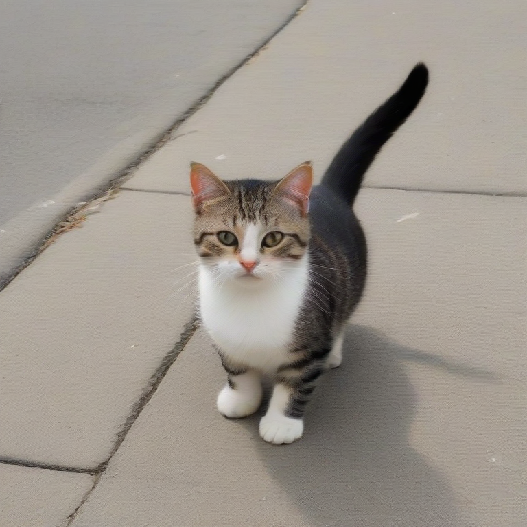 Followed By A Furry Feline!