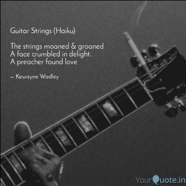 Guitar Strings (Haiku)