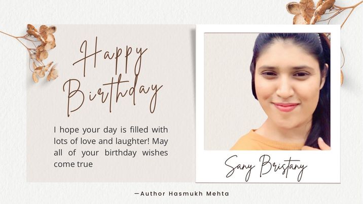 Birthday Gift-Sania Zakir