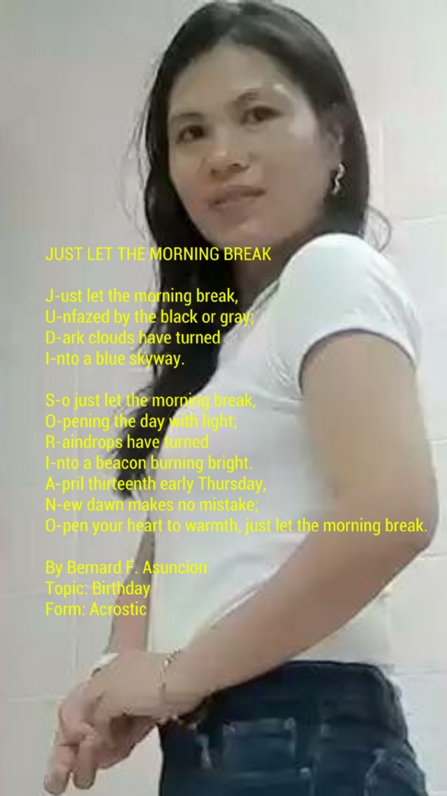 Just Let The Morning Break