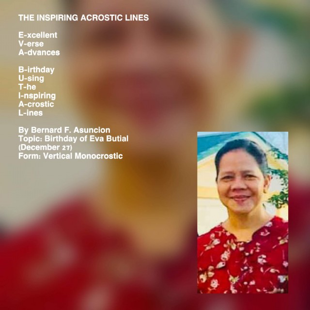 The Inspiring Acrostic Lines