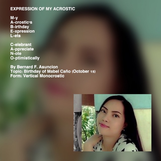 Expression Of My Acrostic