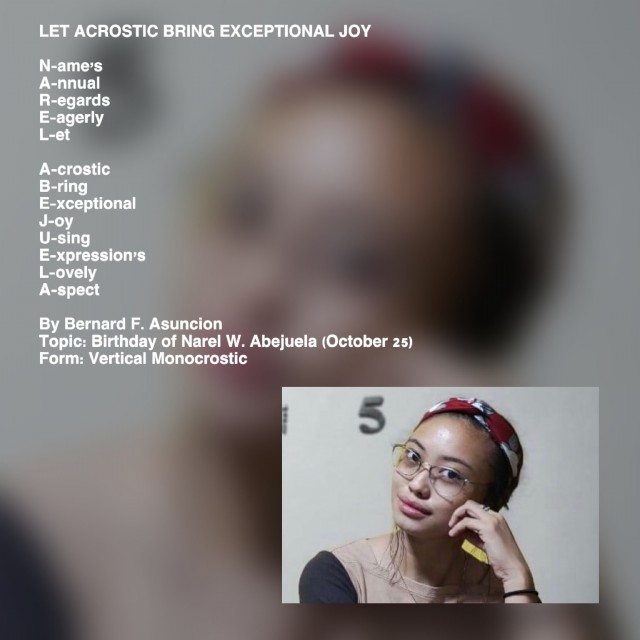 Let Acrostic Bring Exceptional Joy