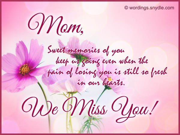 Sonnet: We Miss You Mom And Hope To Join You Soon