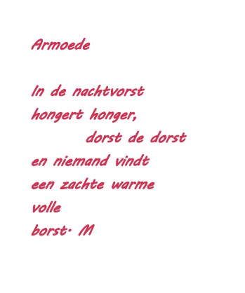 Armoede...