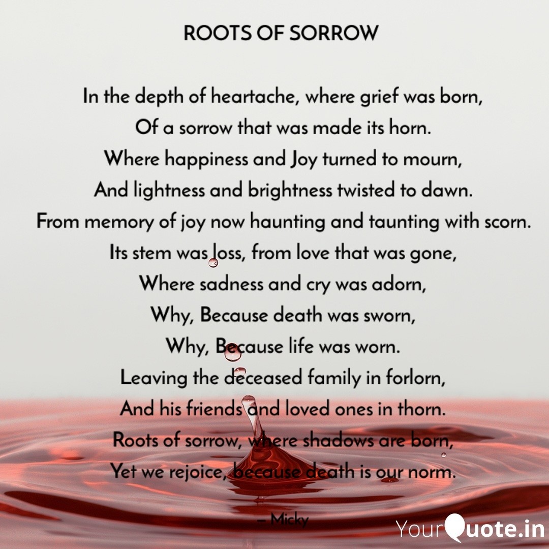 Roots Of Sorrow