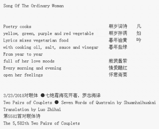 Song Of The Ordinary Woman