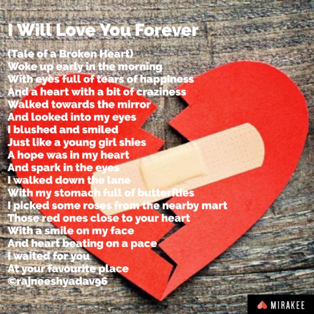 I Will Love You Forever-Tale Of A Broken Heart