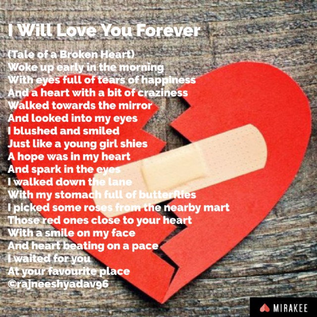 I Will Love You Forever-Tale Of A Broken Heart