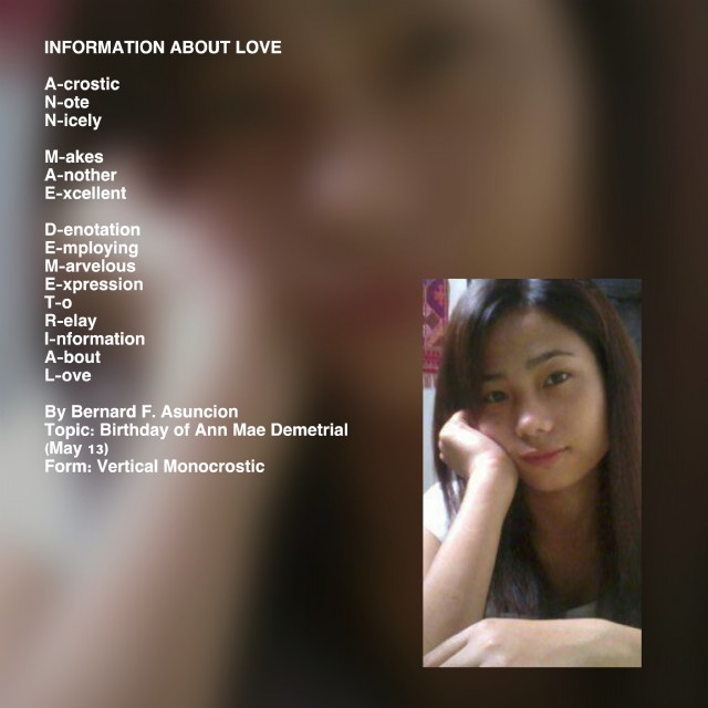 Information About Love