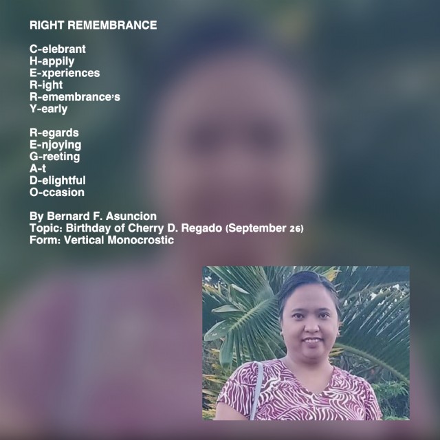 Right Remembrance