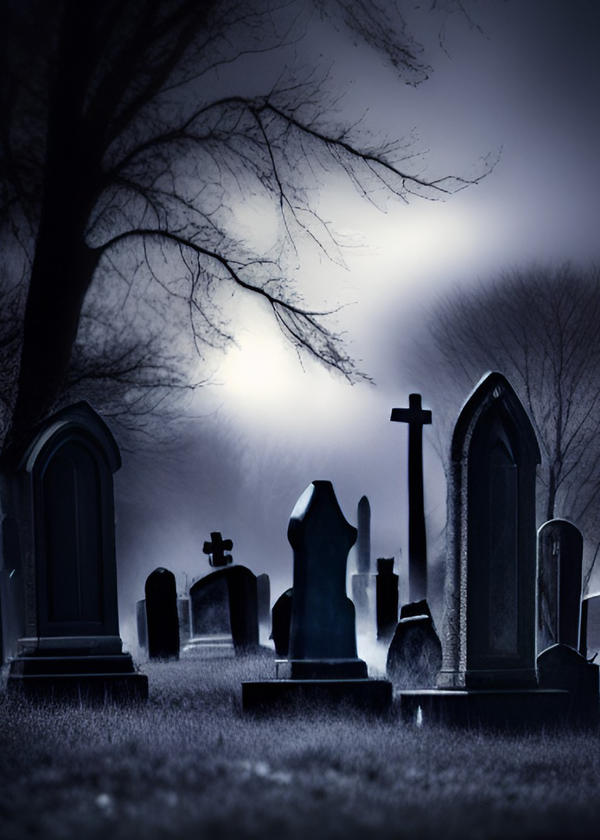At The Graveyard...