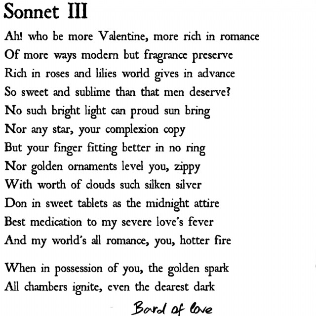 Sonnet Iii