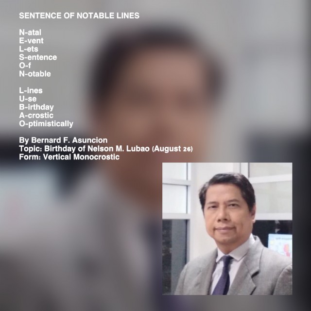 Sentence Of Notable Lines