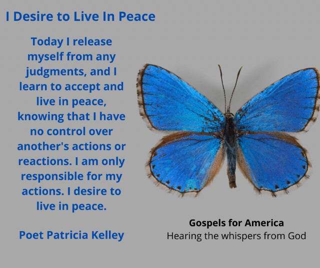 I Desire To Live In Peace