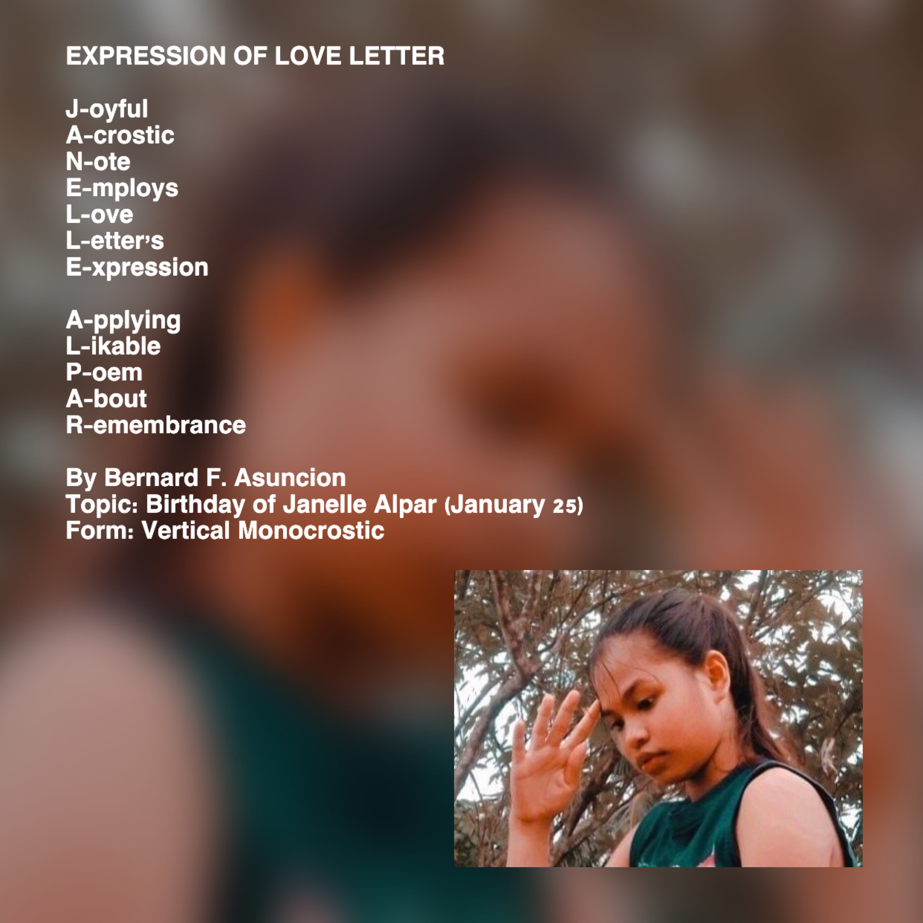 Expression Of Love Letter